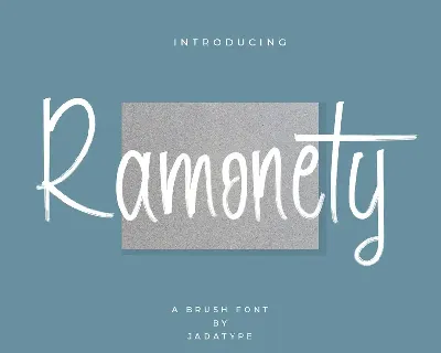 Ramonety font