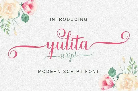 Yulita Script font