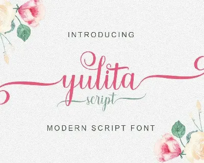 Yulita Script font