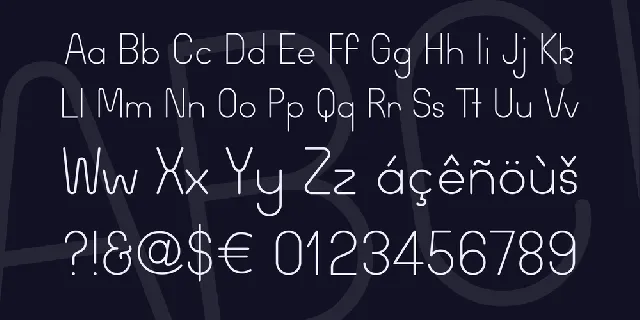 Wida Round font