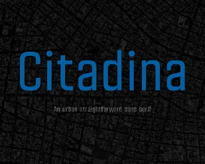 Citadina Family font