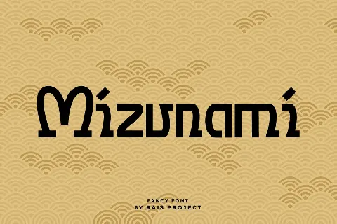 Mizunami font