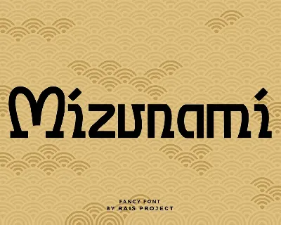 Mizunami font