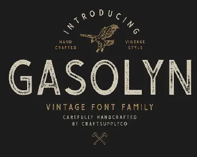 Gasolyn Family font