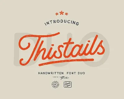 Thistails Duo font