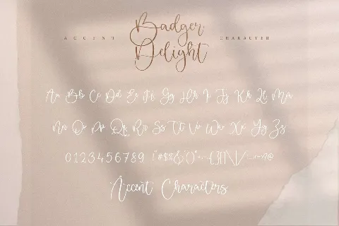 Badger Delight font