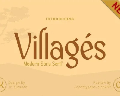 Villages font