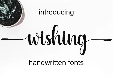 Wishing font