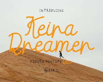 Keira Dreamer Script Duo font