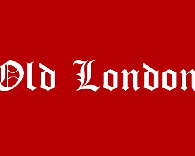 Old London Family font