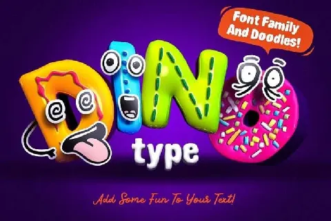 DinoType Family Free font