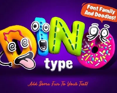 DinoType Family Free font