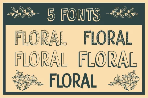 Floral Demo font