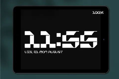 Acoprot Display Demo font