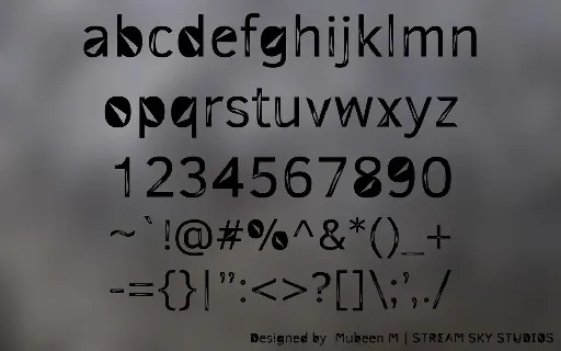 3M Trislan font