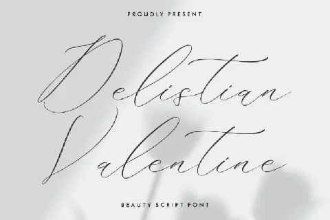 Delistian Valentine font