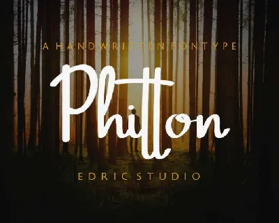 Phitton Script font