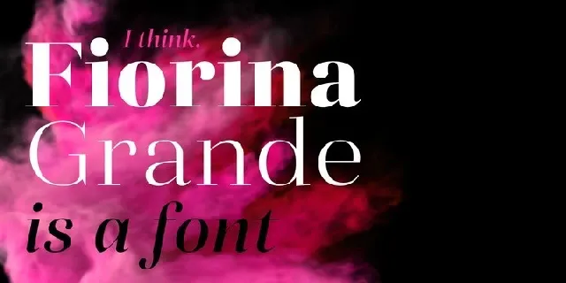Fiorina Serif Family font