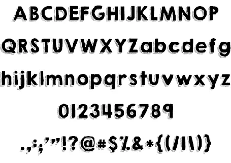 KG HAPPY font family