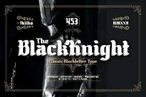 The Black Knight font