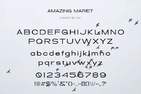 Amazing Maret font