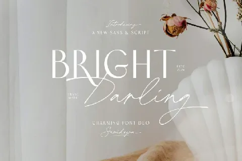 Bright Darling font