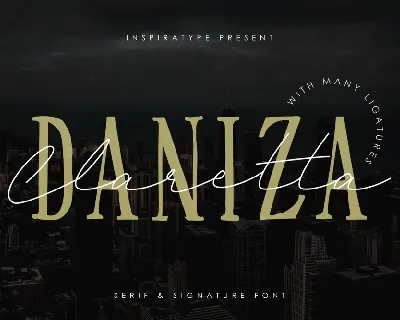 Daniza Claretta FREE font
