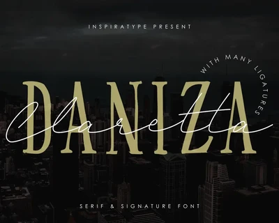 Daniza Claretta FREE font