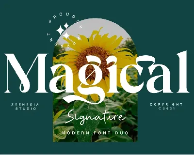 Magical Signature font