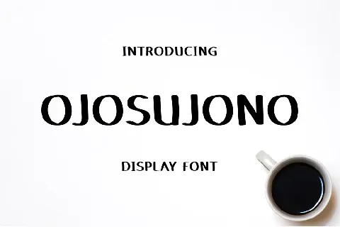 Ojosujono font