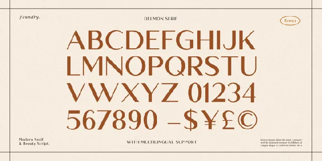 Delmon Delicate font