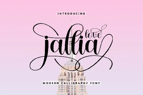 jallia love font