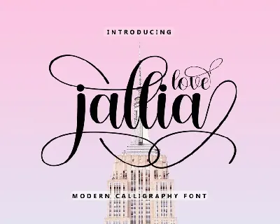 jallia love font
