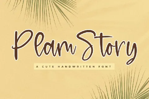 Plam Story font