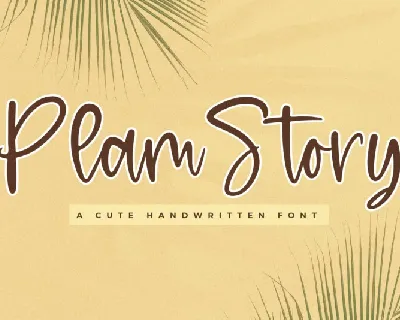 Plam Story font