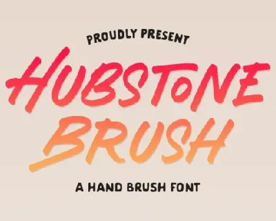 Hubstone font