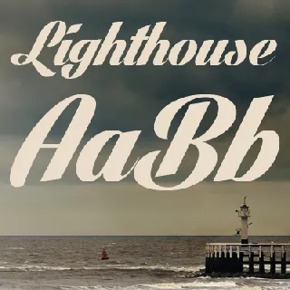 Lighthouse font
