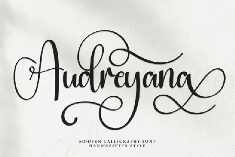 Audreyana Script font