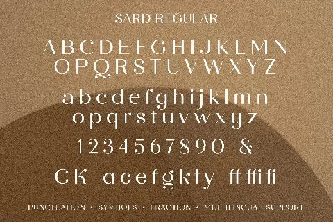 Sard font