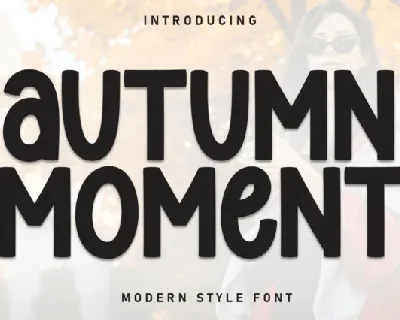 Autumn Moment Display font