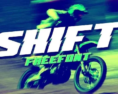 Shift Free font