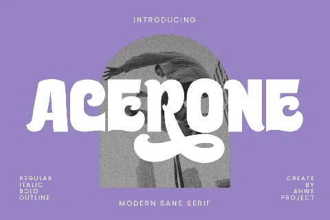 Acerone font