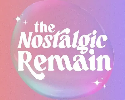 The Nostalgic Remain Family font