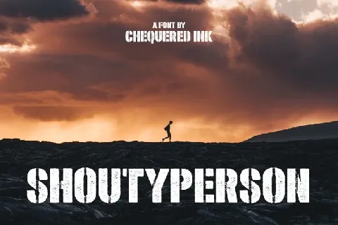 Shoutyperson font