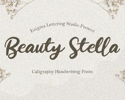 Beauty Stella font