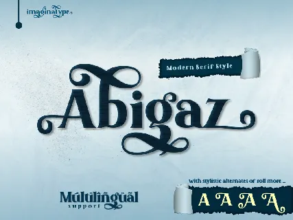 Abigaz Serif font