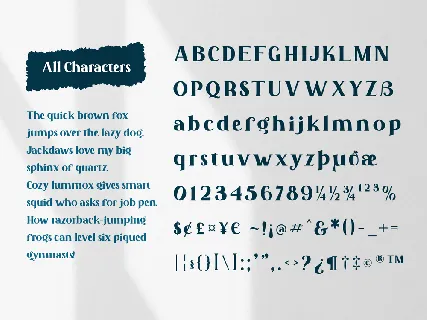 Abigaz Serif font