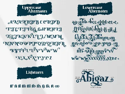 Abigaz Serif font