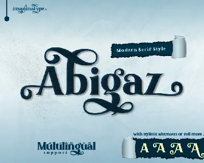 Abigaz Serif font