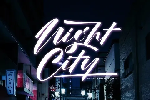 Night City font